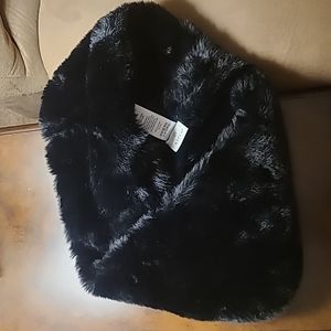Aspen Faux Fur Infinity Twisted Scarf (NWT)